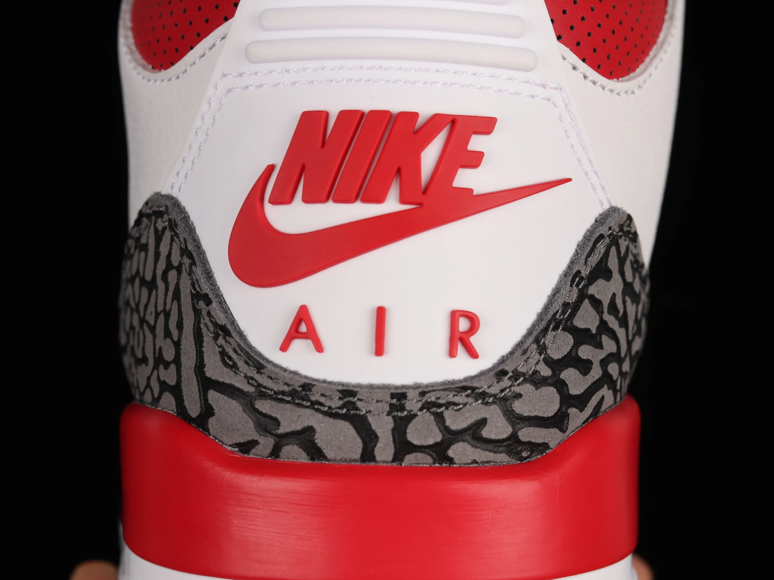 All categories Air Jordan Jordan series basketball shoes Air Jordan 3 foreign trade version Air Jordan 3 Retro "Fire Red" AJ3 Joe 3 new flame red DN3707-160